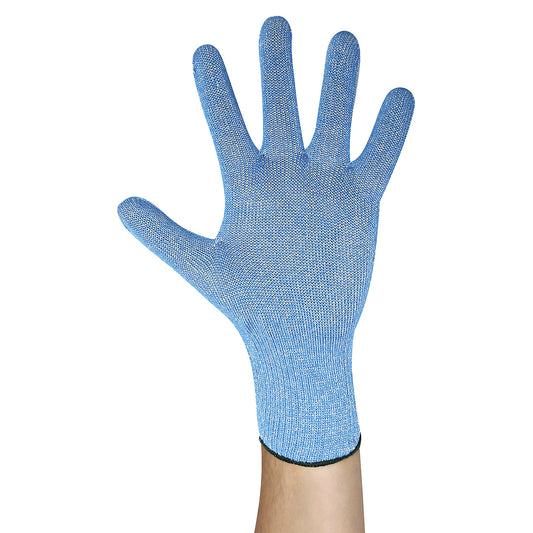 Cut protection gloves, food-safe, blue, pack of 6, size 6 (XS).