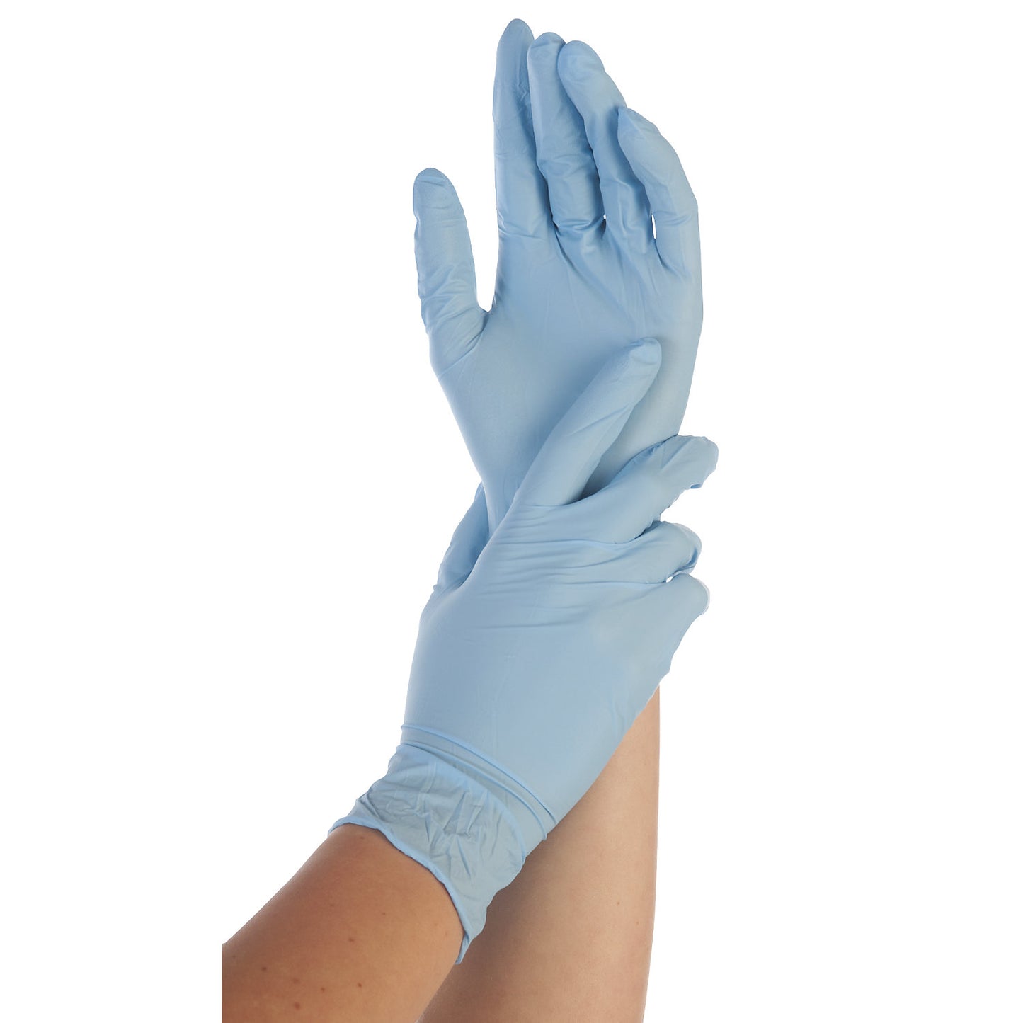 Safe Light nitrile disposable gloves, 1000 pcs, powder-free, blue, size S.