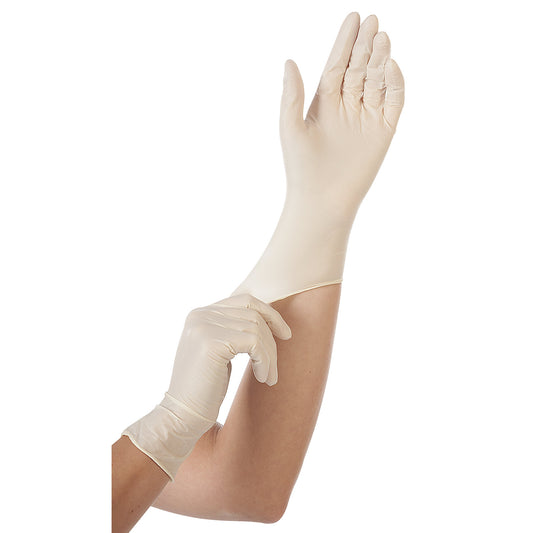 Disposable latex gloves, pack of 1000 pcs, GRIP LIGHT NATURE, size 9 (L).