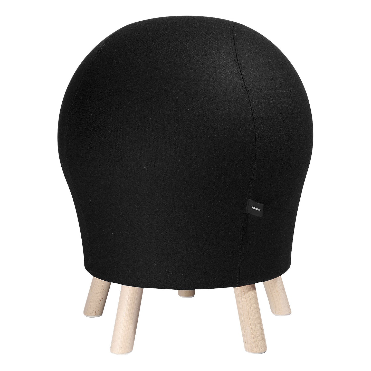 SITNESS 5 ALPINE fitness stool, seat height approx. 620 mm, black cover.