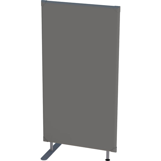 Soundproof partition, wall panel, HxW 1600 x 800 mm, grey.
