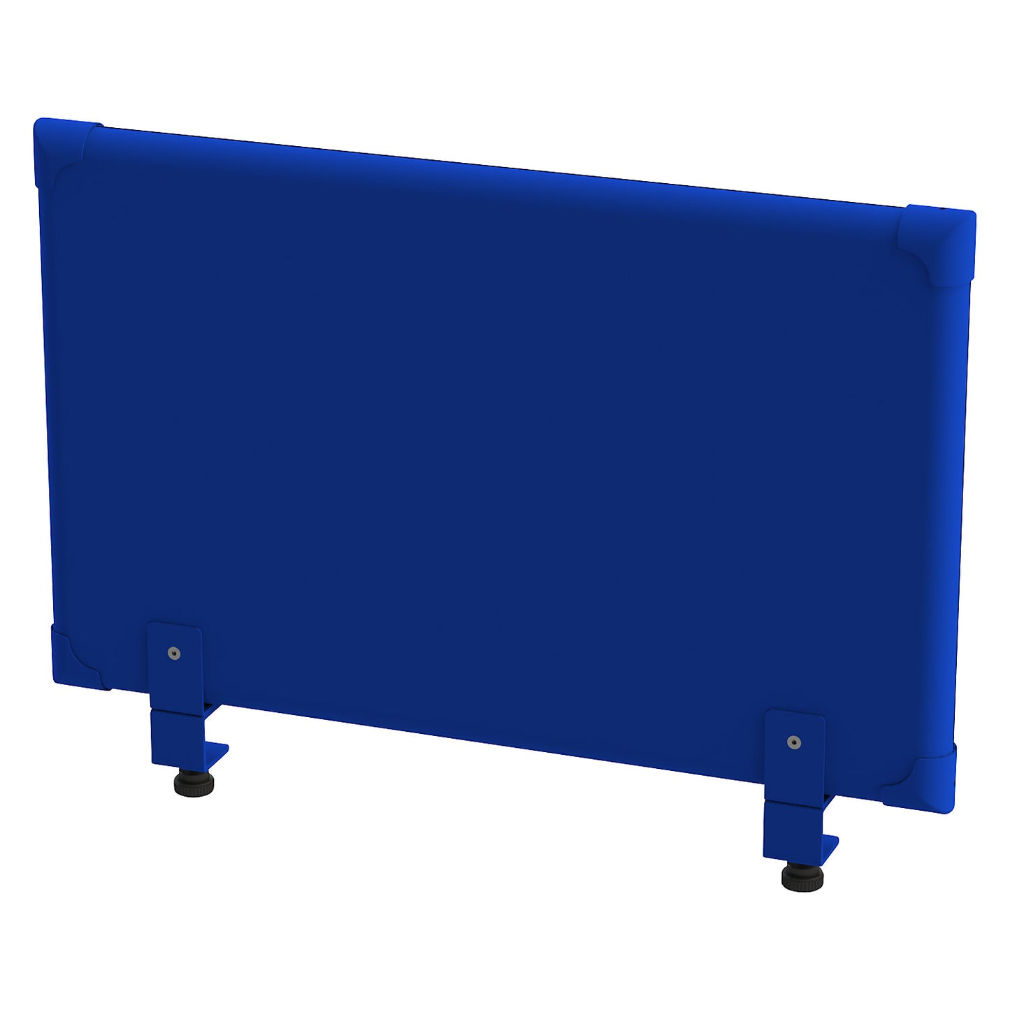 Acoustic tabletop panel, height 450 mm, width 800 mm, blue.