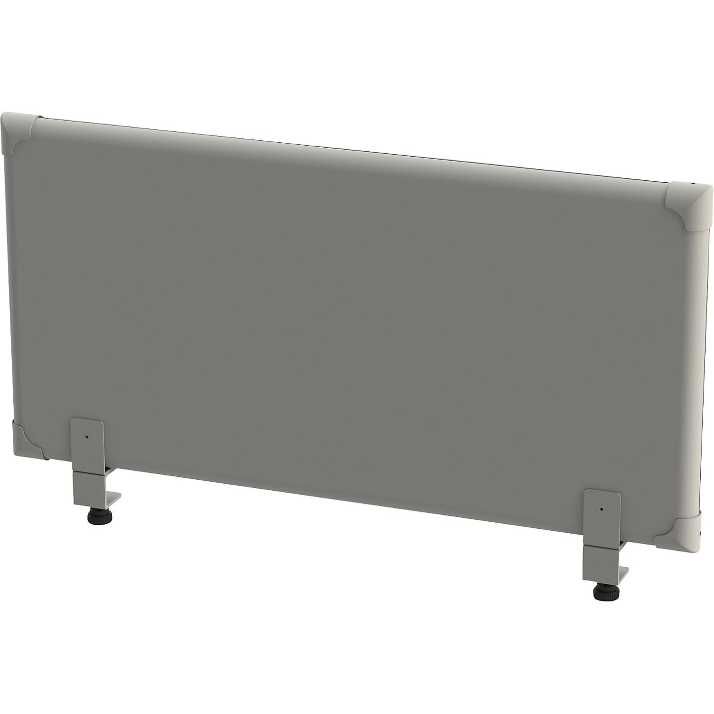 Acoustic tabletop panel, height 450 mm, width 1000 mm, grey.