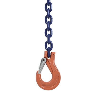 GK10 chain sling, four leg, max. load 3000 kg, chain thickness 6 mm, effective length 1 m.