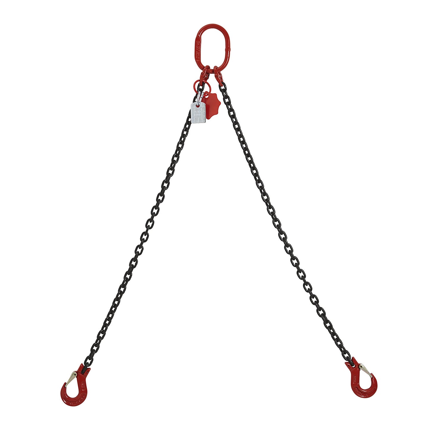 GK8 chain sling, max. load 1600 kg, chain thickness 6 mm, effective length 1 m, 2-leg.