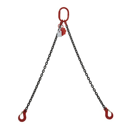 GK8 chain sling, max. load 1600 kg, chain thickness 6 mm, effective length 1.5 m, 2-leg.