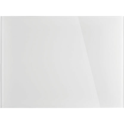 Designer glass board, magnetic, WxH 800 x 600 mm, brilliant white.