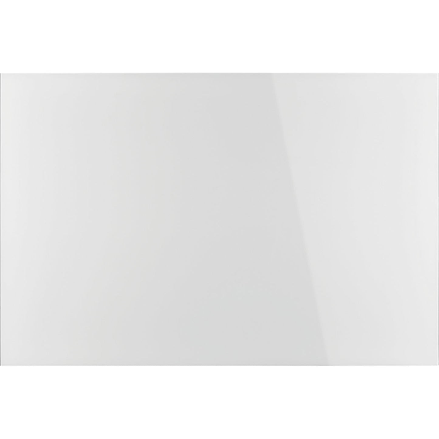 Designer glass board, magnetic, WxH 1500 x 1000 mm, brilliant white.