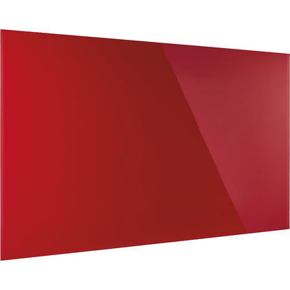 Designer glass board, magnetic, WxH 2000 x 1000 mm, intensive red.