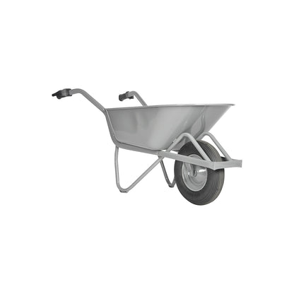 Construction site wheel barrow, EASY RIDER, 4-ply pneumatic tyres.