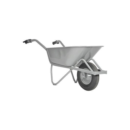 Construction site wheel barrow, EASY RIDER, 4-ply pneumatic tyres.