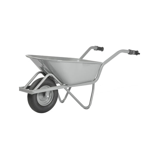 Road construction wheelbarrow, EASY RIDER, 4-ply pneumatic tyres.