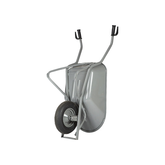 Road construction wheelbarrow, EASY RIDER, puncture proof, extra wide tyres.