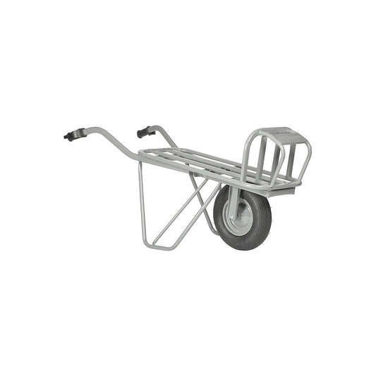 Brick and tile wheel barrow, 1 wheel, 4-ply pneumatic tyres.