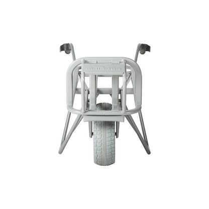 Brick and tile wheel barrow, 1 wheel, puncture proof, extra wide tyres.