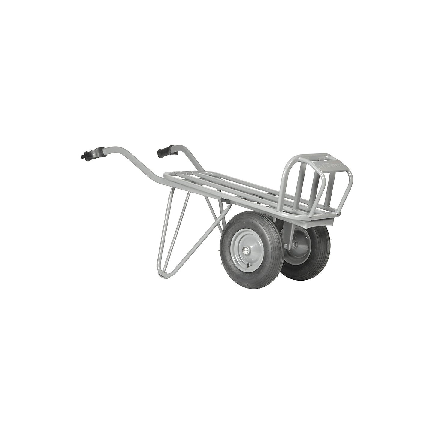 Brick and tile wheel barrow, 2 wheels, 4-ply pneumatic tyres.