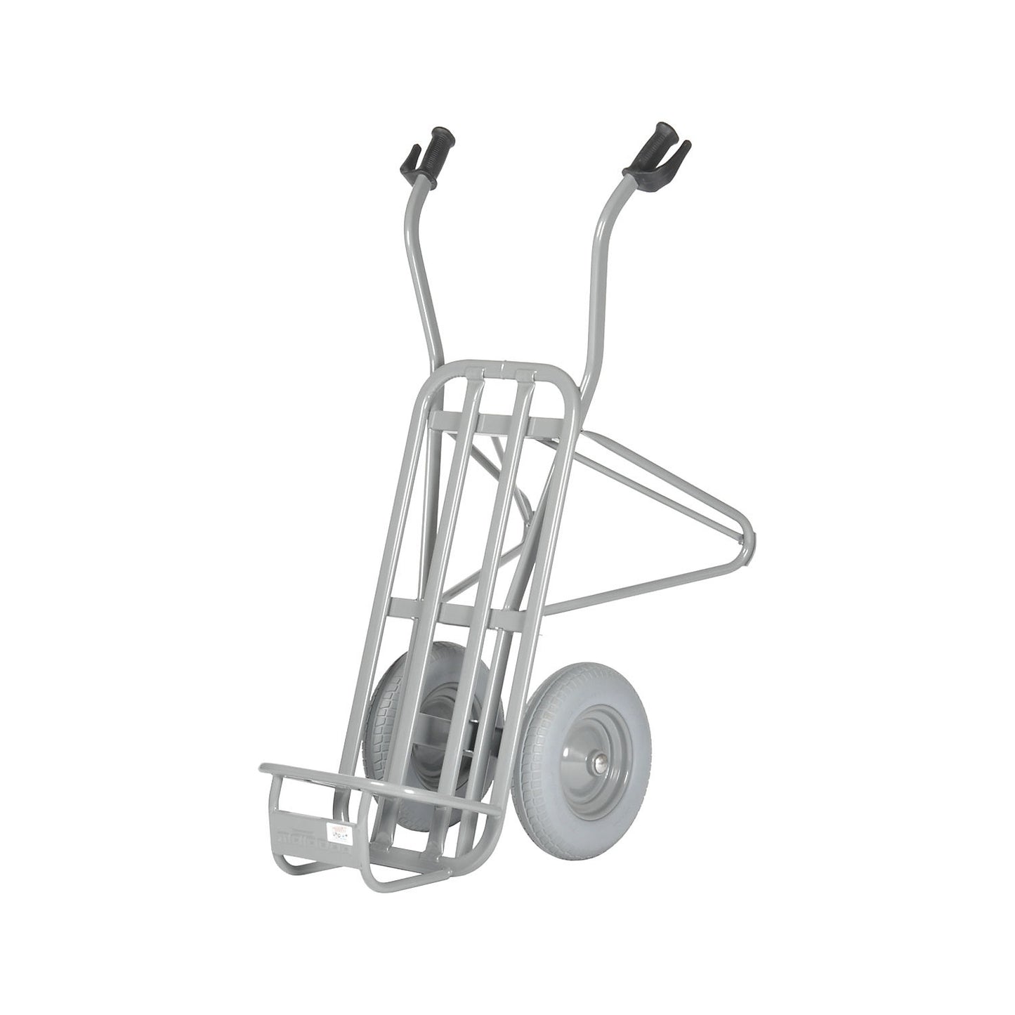 Brick and tile wheel barrow, 2 wheels, puncture proof tyres.