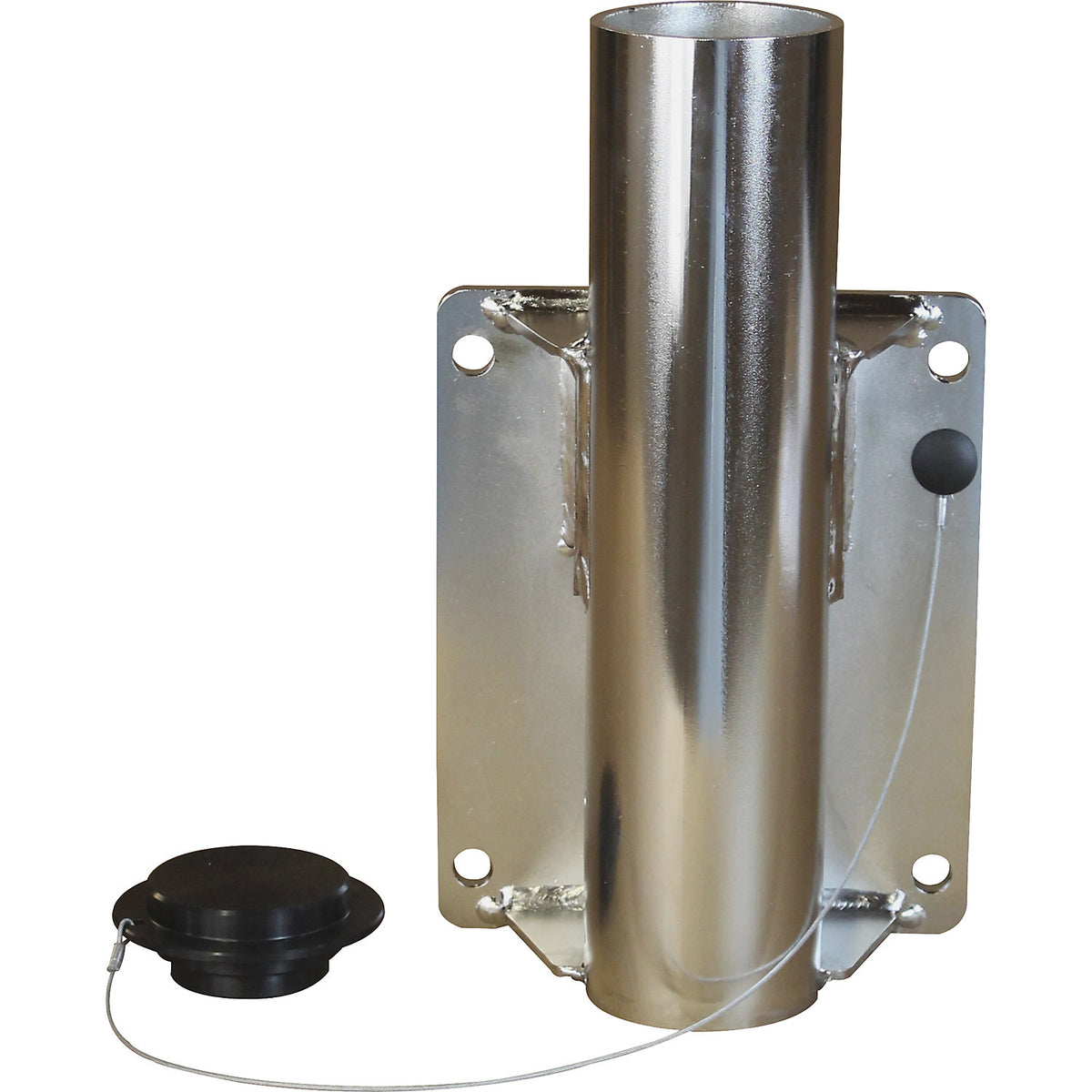 Wall bracket, for FIRST MATE, COMMANDER 500, ENSIGN 500 slewing crane, stainless steel.