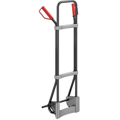 Sack truck, frame, max. load 200 kg, jet black RAL 9005.