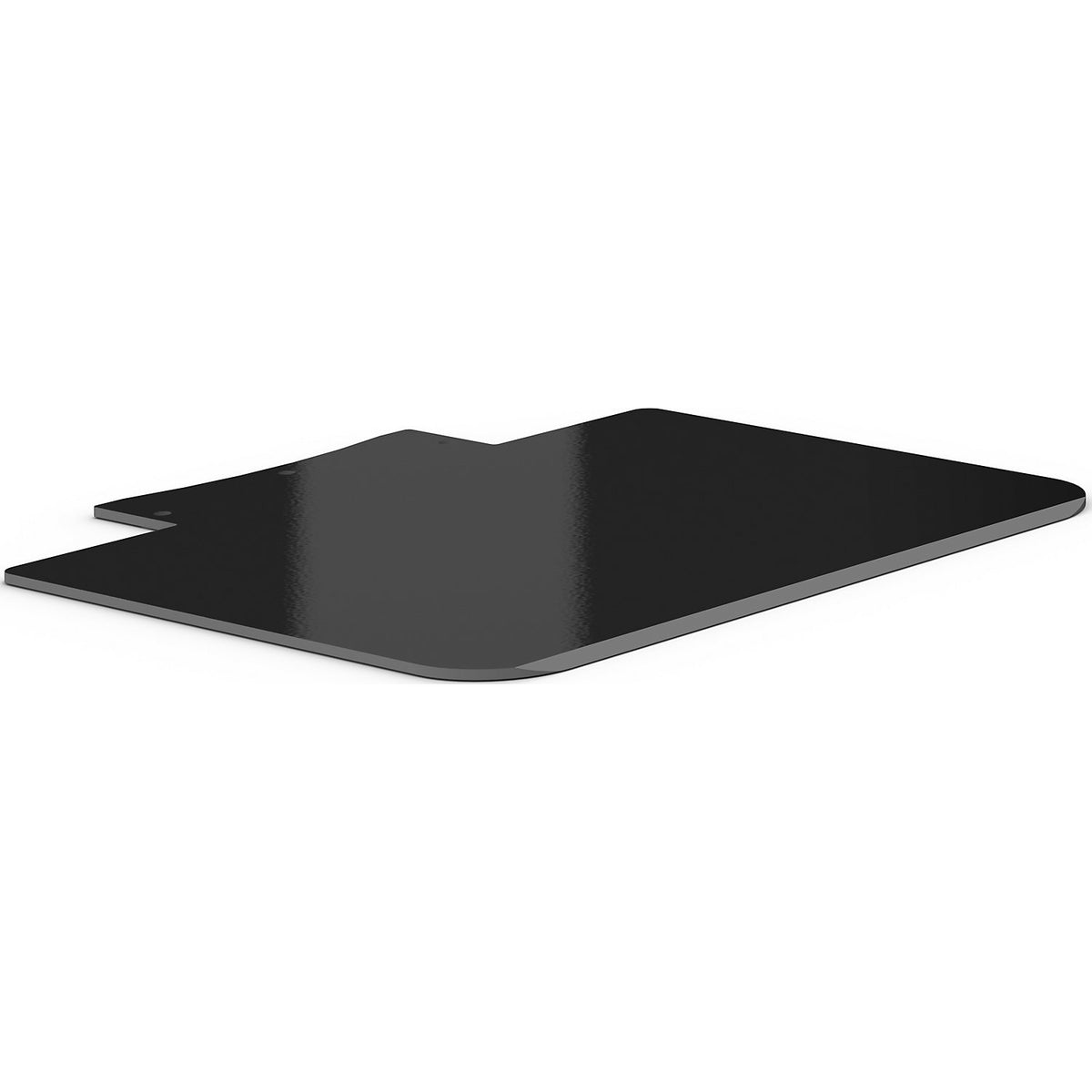 Sack truck, footplate, WxD 450 x 350 mm, jet black RAL 9005, perforated.