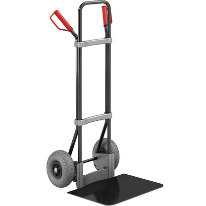 Sack truck, black, footplate WxD 450 x 500 mm, black, PU tyres.