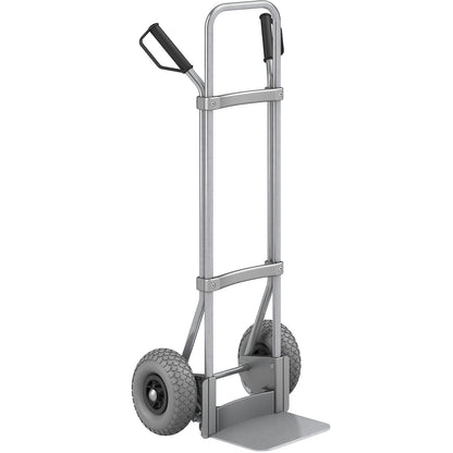 Sack truck, zinc plated, footplate WxD 280 x 250 mm, zinc plated, PU tyres.