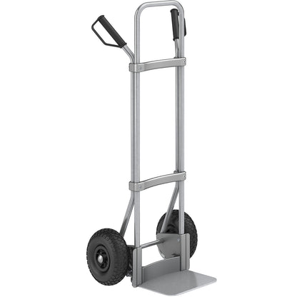 Sack truck, zinc plated, footplate WxD 280 x 250 mm, zinc plated, pneumatic tyres.