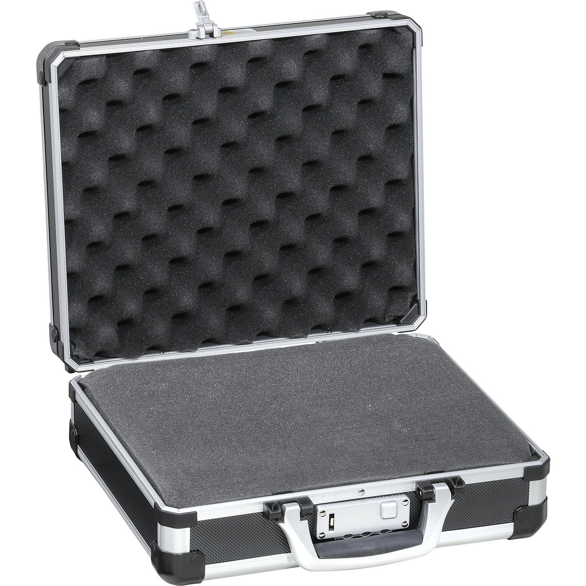 Instrument case, black, external LxWxH 355 x 325 x 135 mm.