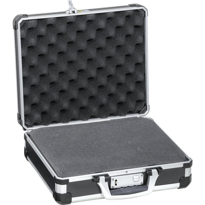 Instrument case, black, external LxWxH 355 x 325 x 135 mm.