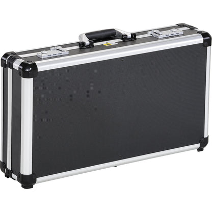 Instrument case, black, external LxWxH 605 x 370 x 145 mm.
