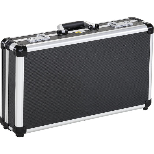 Instrument case, black, external LxWxH 605 x 370 x 145 mm.