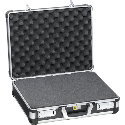 Instrument case, black, external LxWxH 445 x 370 x 145 mm.