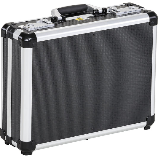 Instrument case, black, external LxWxH 445 x 370 x 145 mm.