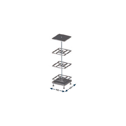 VARIOPLUS PRO revolving stand, HxWxD 1710 x 445 x 445 mm, can be fitted out as required.