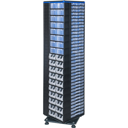 VARIOPLUS PRO revolving stand, HxWxD 1870 x 445 x 445 mm, 282 drawers, 212 dividers.