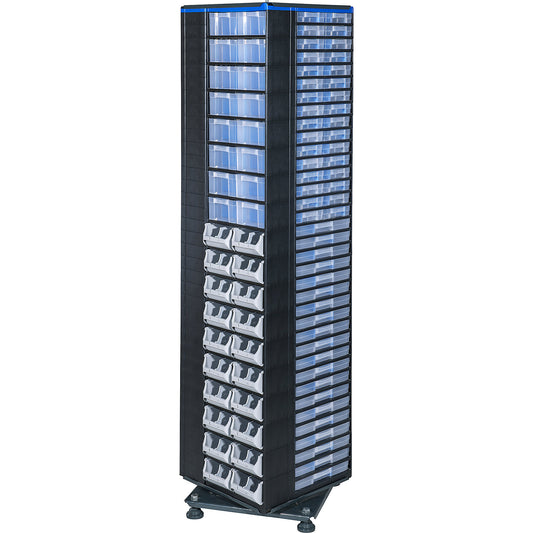 VARIOPLUS PRO revolving stand, HxWxD 1870 x 445 x 445 mm, 282 drawers, 212 dividers.