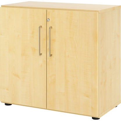 VERA-ZWO - Office cupboard, HxWxD 748 x 800 x 420 mm, 1 shelf, maple finish.