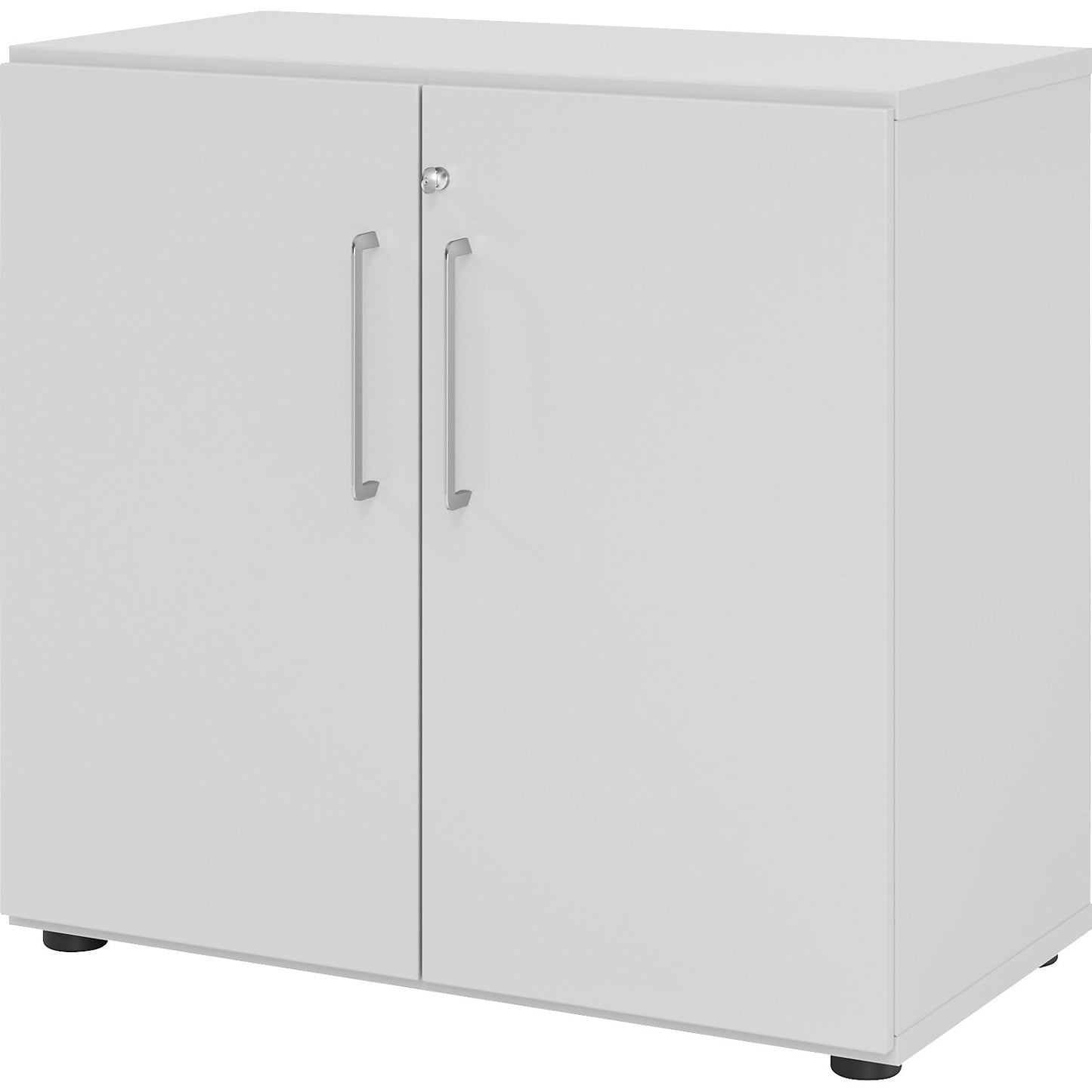 VERA-ZWO - Office cupboard, HxWxD 748 x 800 x 420 mm, 1 shelf, light grey.