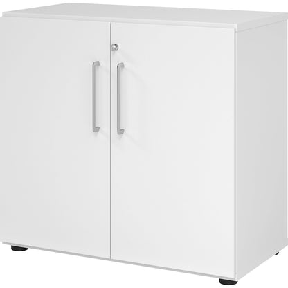 VERA-ZWO - Office cupboard, HxWxD 748 x 800 x 420 mm, 1 shelf, white.
