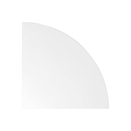 VERA-ZWO - Linking tabletop, WxD 800 x 800 mm, quarter circle, white.
