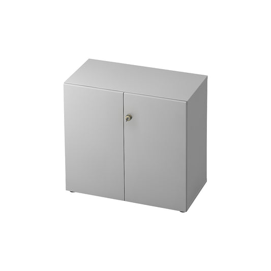 ANNY-AC - Filing cupboard with acoustic rear panel, HxWxD 748 x 800 x 420 mm, 1 shelf, light grey.