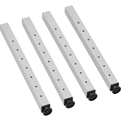 Height adjuster, for packing bench working height, adjustment range 780 - 1050 mm.