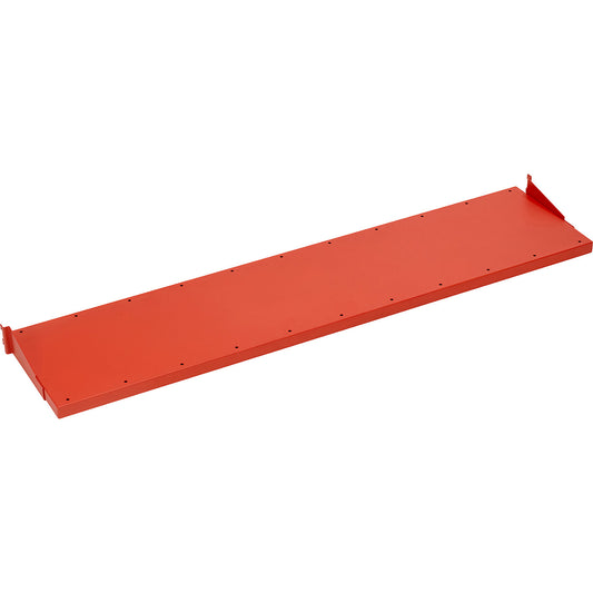 Cardboard box shelf, for securing to add-on rails, for table width 1800 mm, 8 shelf dividers.