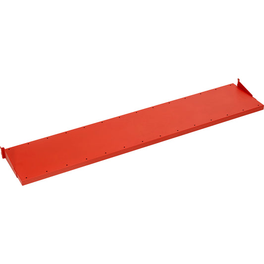 Cardboard box shelf, for securing to add-on rails, for table width 2000 mm, 9 shelf dividers.