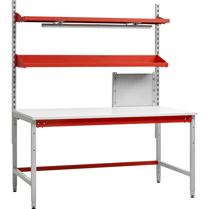Perforated rear panel, for securing to add-on rails, single module HxW 360 x 390 mm.