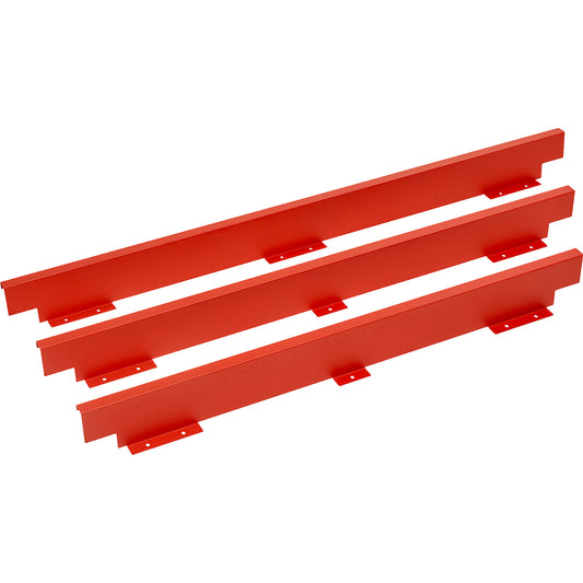 Metal mini rear panel, for securing to the table top, table width 2000 mm.