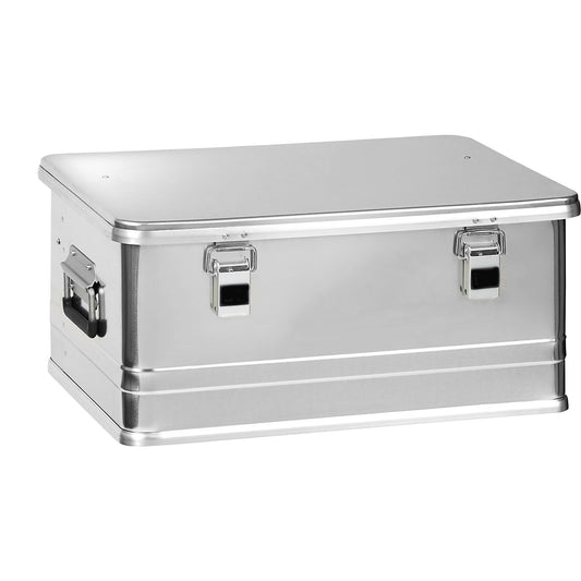 Industry aluminium container, capacity 48 l, external LxWxH 580 x 385 x 265 mm.