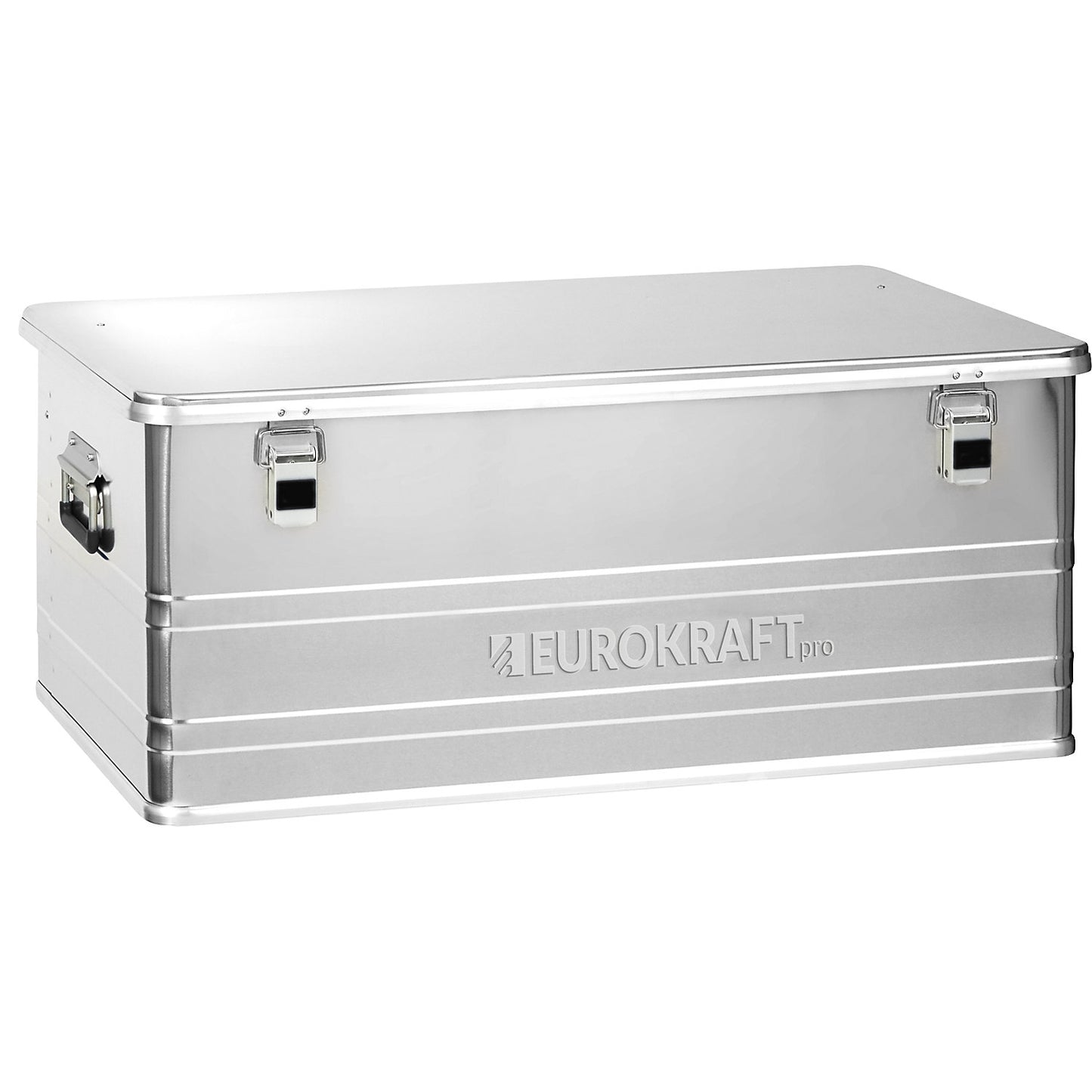 Industry aluminium container, capacity 140 l, external LxWxH 900 x 495 x 367 mm.