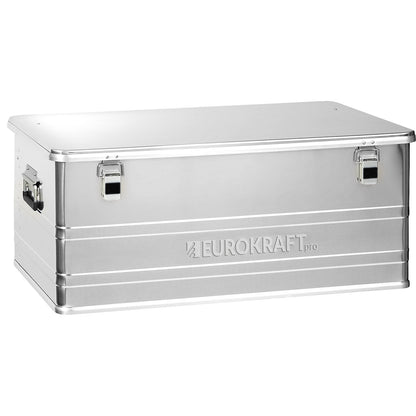 Industry aluminium container, capacity 140 l, external LxWxH 900 x 495 x 367 mm.