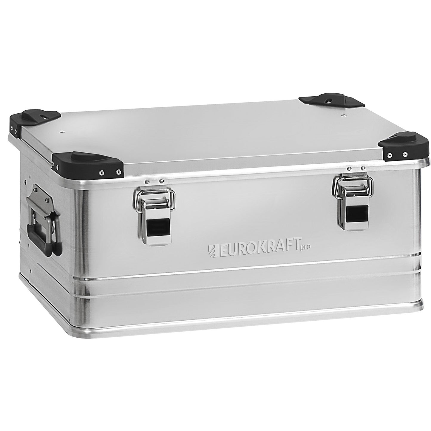 Industry aluminium container, capacity 48 l, external LxWxH 580 x 385 x 277 mm.